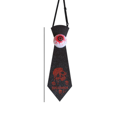 Halloween Glowing Eyeball Tie