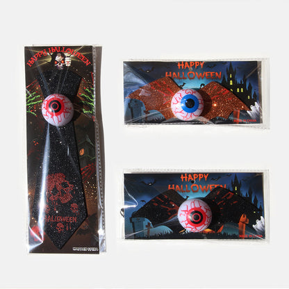 Halloween Glowing Eyeball Tie