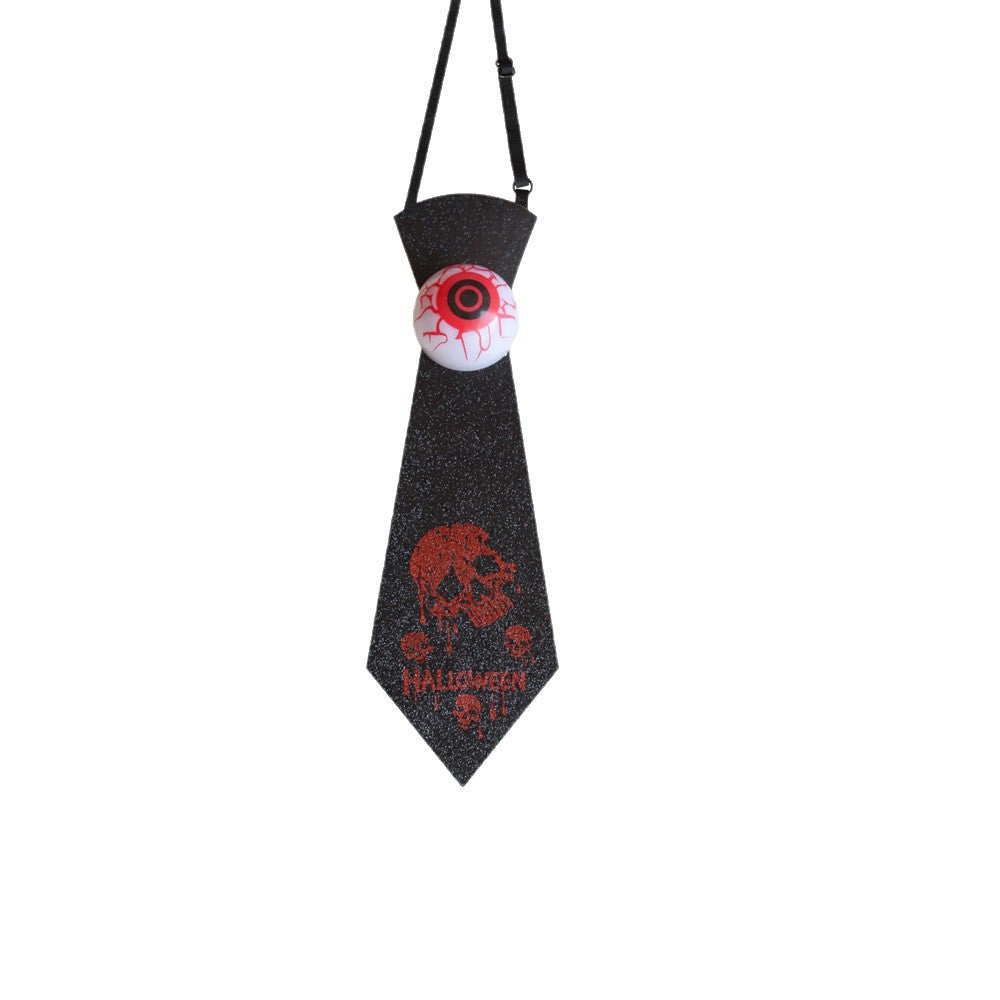 Halloween Glowing Eyeball Tie